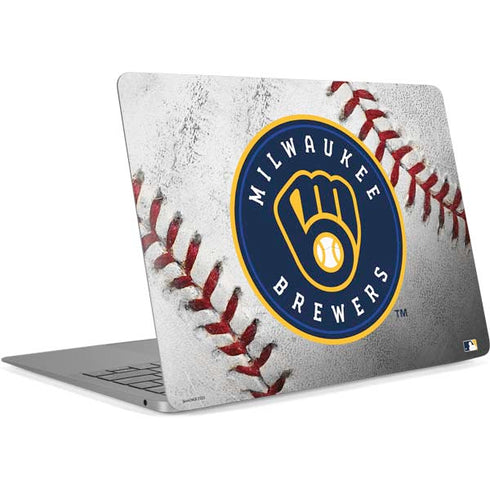 MLB Milwaukee Brewers Game Ball Apple MacBook Air Skin