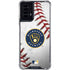 MLB Milwaukee Brewers Game Ball Moto G Power 5G (2024) Clear Case