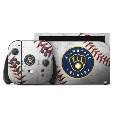 MLB Milwaukee Brewers Game Ball Nintendo Skins