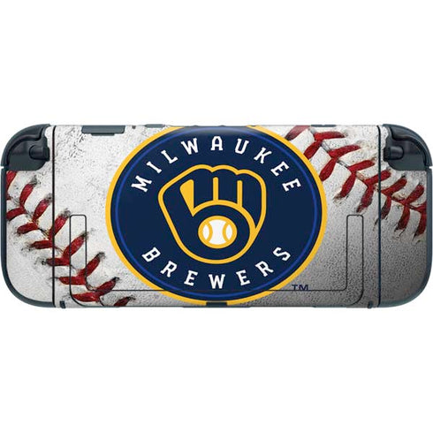 MLB Milwaukee Brewers Game Ball Nintendo Switch 2 (2025) with Joy-Con Skin