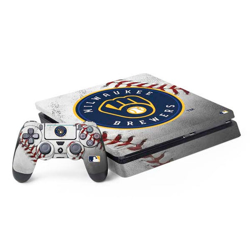 MLB Milwaukee Brewers Game Ball PlayStation PS4 Skins