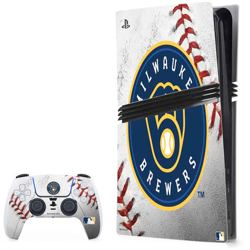 MLB Milwaukee Brewers Game Ball PlayStation PS5 Skins