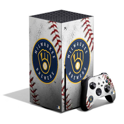 MLB Milwaukee Brewers Game Ball Xbox Series X Skins