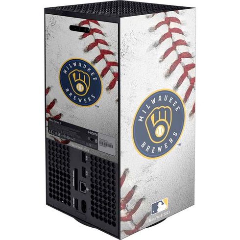 MLB Milwaukee Brewers Game Ball XBox Series X Digital Edition Console Skin