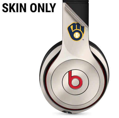 MLB Milwaukee Brewers Home Jersey Beats Solo 3 Wireless Skin