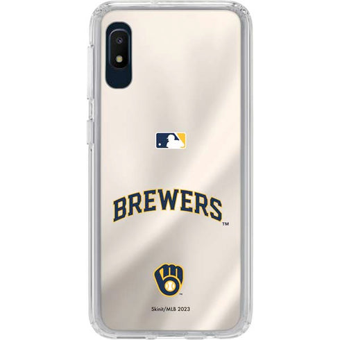 MLB Milwaukee Brewers Home Jersey Galaxy Cases