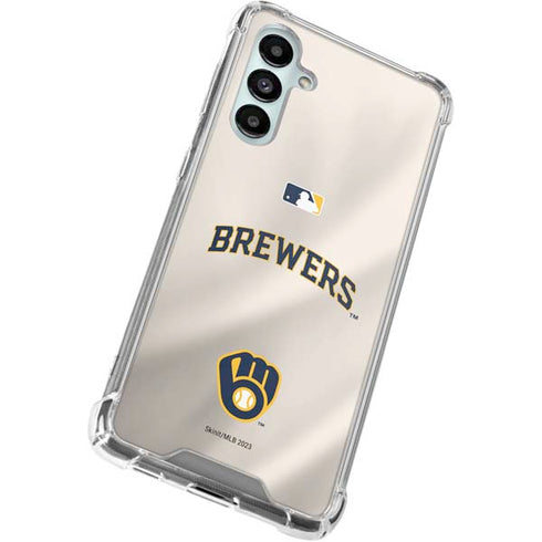 MLB Milwaukee Brewers Home Jersey Galaxy A16 5G Clear Case