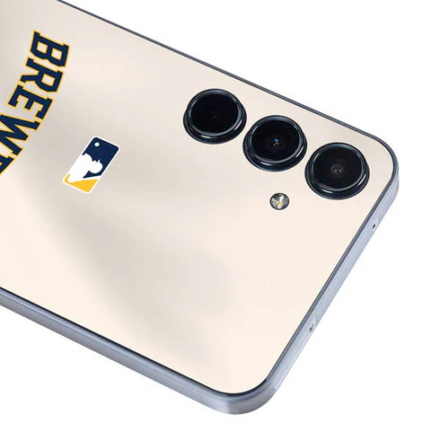 MLB Milwaukee Brewers Home Jersey Galaxy A35 5G Skin