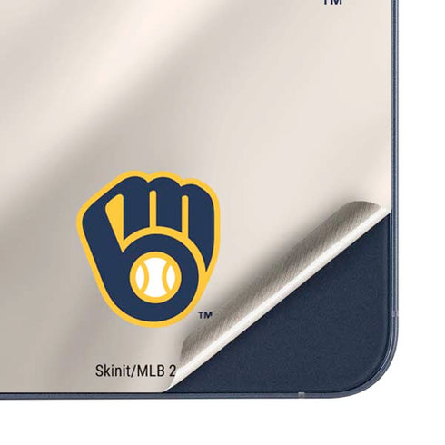 MLB Milwaukee Brewers Home Jersey Galaxy A35 5G Skin