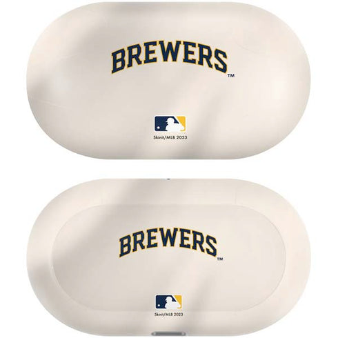 MLB Milwaukee Brewers Home Jersey Galaxy Buds Plus Skin