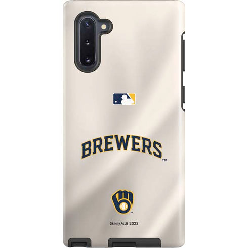MLB Milwaukee Brewers Home Jersey Galaxy Cases