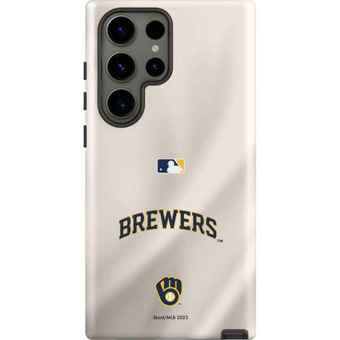 MLB Milwaukee Brewers Home Jersey Galaxy S23 Ultra Pro Case