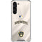 MLB Milwaukee Brewers Home Jersey Galaxy S24 FE Clear Case