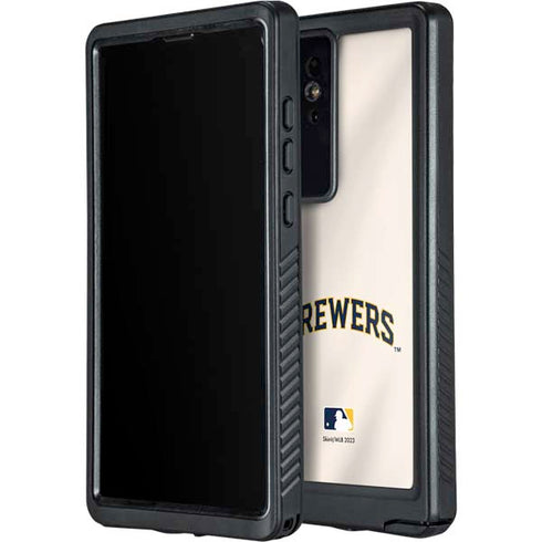 MLB Milwaukee Brewers Home Jersey Galaxy S24 Ultra Waterproof Case