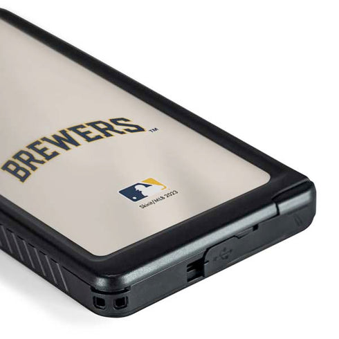 MLB Milwaukee Brewers Home Jersey Galaxy S24 Ultra Waterproof Case