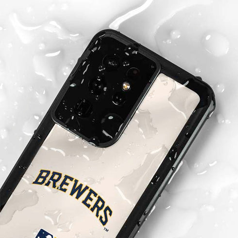 MLB Milwaukee Brewers Home Jersey Galaxy S24 Ultra Waterproof Case
