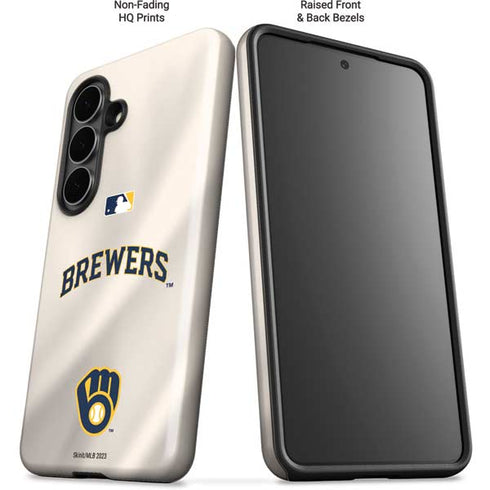 MLB Milwaukee Brewers Home Jersey Galaxy S26 Plus Impact Case