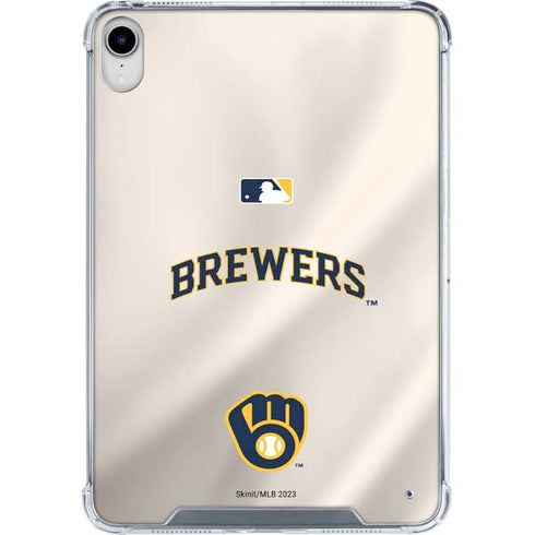 MLB Milwaukee Brewers Home Jersey iPad 11th Gen (2025) Clear Case