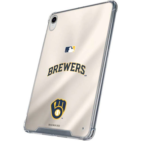 MLB Milwaukee Brewers Home Jersey iPad 11th Gen (2025) Clear Case