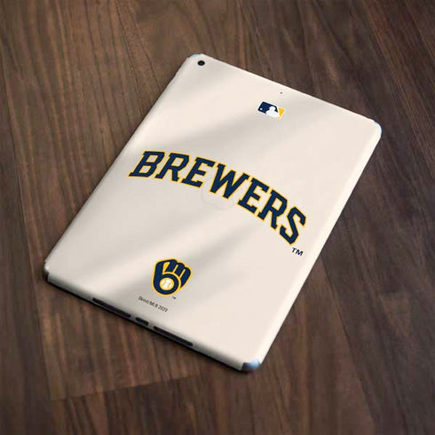 MLB Milwaukee Brewers Home Jersey Apple iPad Skin