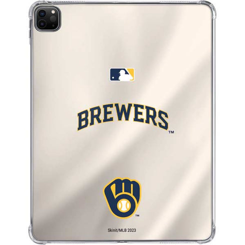 MLB Milwaukee Brewers Home Jersey iPad Pro 11in (2024) Clear Case
