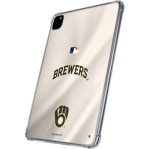 MLB Milwaukee Brewers Home Jersey iPad Pro 11in (2024) Clear Case