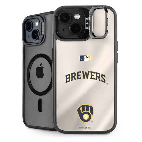 MLB Milwaukee Brewers Home Jersey iPhone 13 Kickstand Case