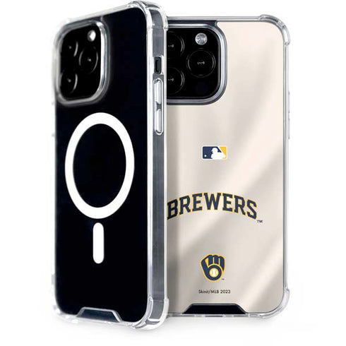 MLB Milwaukee Brewers Home Jersey iPhone Cases