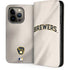 MLB Milwaukee Brewers Home Jersey iPhone 15 Pro Folio Case