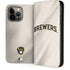 MLB Milwaukee Brewers Home Jersey iPhone 15 Pro Max Folio Case
