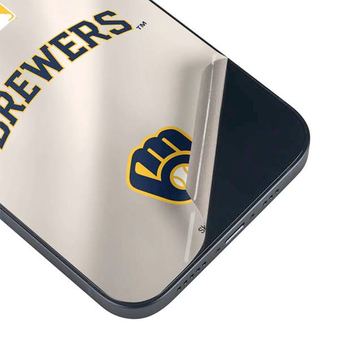 MLB Milwaukee Brewers Home Jersey iPhone 15 Skin