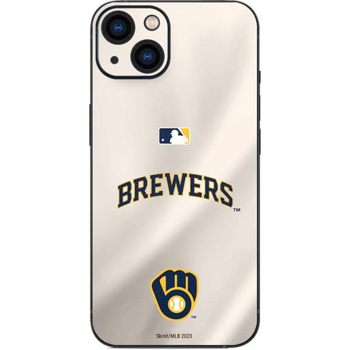 MLB Milwaukee Brewers Home Jersey iPhone 15 Skin