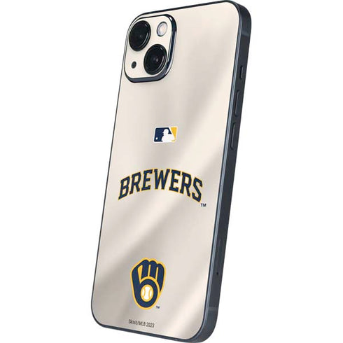 MLB Milwaukee Brewers Home Jersey iPhone 15 Skin