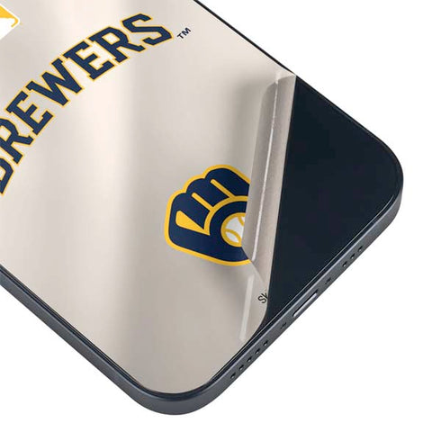 MLB Milwaukee Brewers Home Jersey iPhone 15 Skin