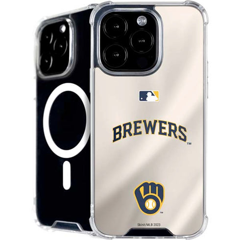 MLB Milwaukee Brewers Home Jersey iPhone 16 Pro MagSafe Case
