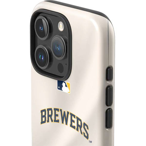 MLB Milwaukee Brewers Home Jersey iPhone 16 Pro Max Impact Case