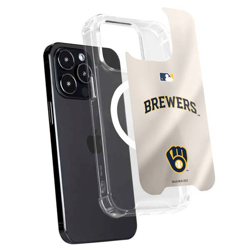 MLB Milwaukee Brewers Home Jersey iPhone 16 Pro Max MagSafe Case