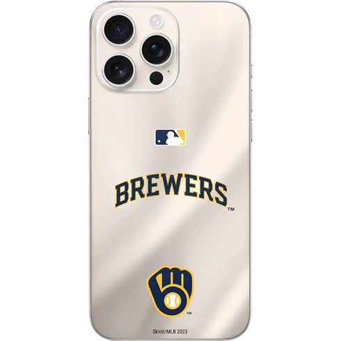 MLB Milwaukee Brewers Home Jersey iPhone 16 Pro Max Skin