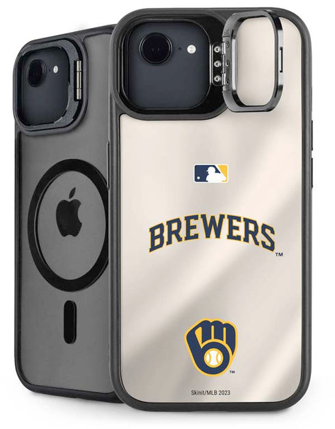 MLB Milwaukee Brewers Home Jersey iPhone 16e Kickstand Case