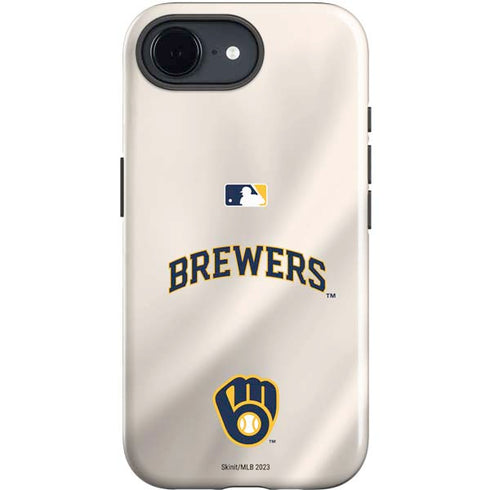 MLB Milwaukee Brewers Home Jersey iPhone 16e Impact Case