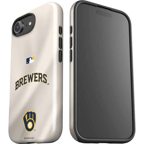 MLB Milwaukee Brewers Home Jersey iPhone 16e Impact Case