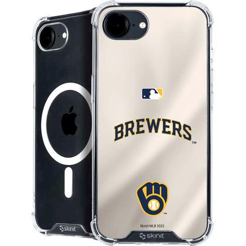MLB Milwaukee Brewers Home Jersey iPhone 16e MagSafe Case