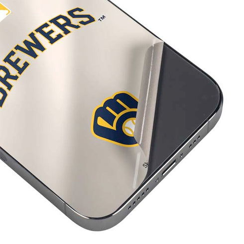 MLB Milwaukee Brewers Home Jersey iPhone 16e Skin