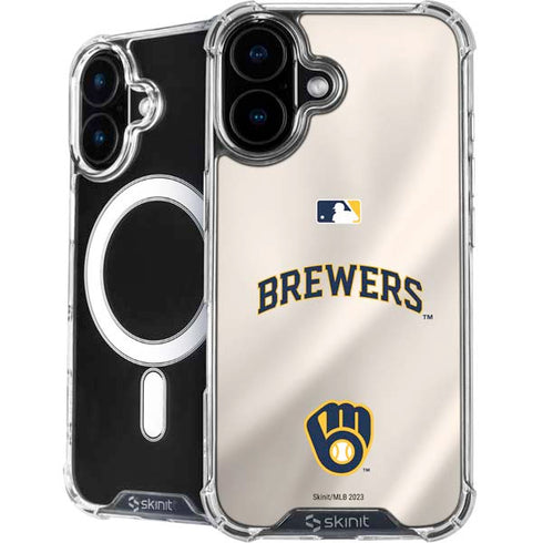 MLB Milwaukee Brewers Home Jersey iPhone 17 MagSafe Case