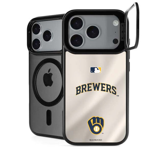 MLB Milwaukee Brewers Home Jersey iPhone 18 Pro Kickstand Case