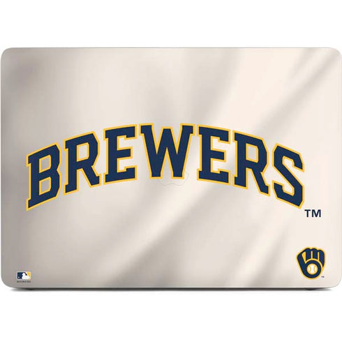 MLB Milwaukee Brewers Home Jersey Apple MacBook Air Skin