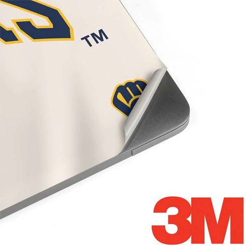MLB Milwaukee Brewers Home Jersey MacBook Skins