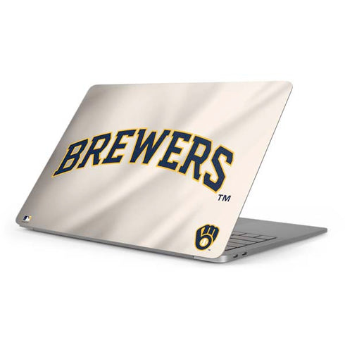 MLB Milwaukee Brewers Home Jersey Apple MacBook Pro 16-inch Skin