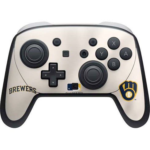 MLB Milwaukee Brewers Home Jersey Nintendo Skins