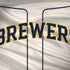MLB Milwaukee Brewers Home Jersey PlayStation 4 Gold Wireless Headset Skin